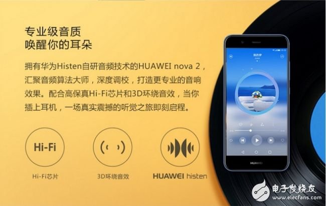 Music Festival Walkman HUAWEI nova 2 series professional-grade sound quality "Hi" over the scene