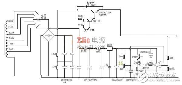 Daren DIY 0 watts ranged linear DC power supply