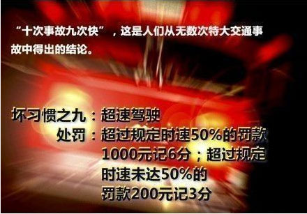 ç½šæ¬¾åˆæ‰£åˆ†ï¼Œç›˜ç‚¹å¼€è½¦10ä¸ªåä¹ æƒ¯10