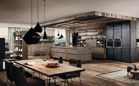 Retro industrial kitchen, people feel that the design is increasingly pursuing unlimited possibilities
