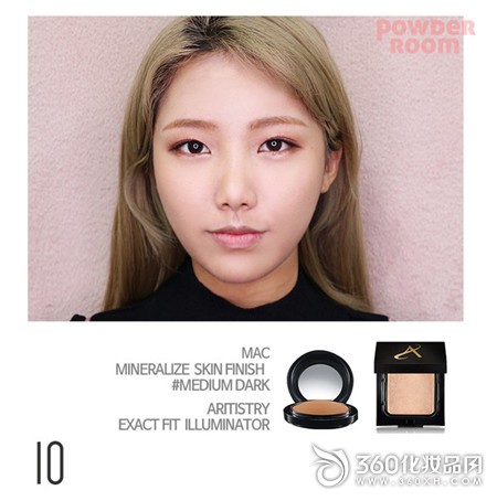 Korean girl makeup girl sweet makeup Korean makeup method step 10