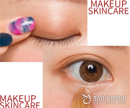 Japanese makeup tutorial Comic female makeup Japanese blush Light brown eyeshadow 34