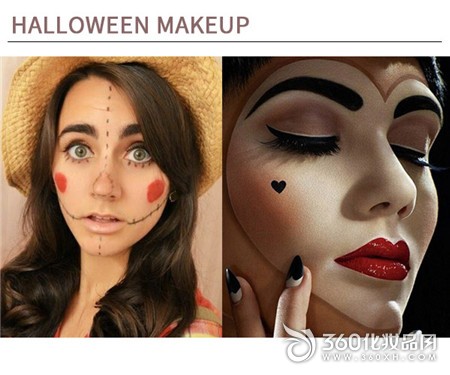 Sweetheart Halloween Makeup Clown Female Makeup Halloween Smoky Makeup Secondary Makeup