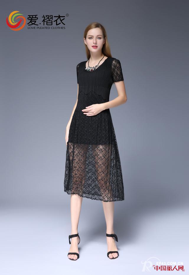 çº¯è‰²ç®€çº¦ç™¾è¤¶è£™å“ç‰Œ ä¸è§„åˆ™è•¾ä¸ç™¾è¤¶æœè£…åŽ‹è¤¶åŽ‚å®¶ç›´é”€