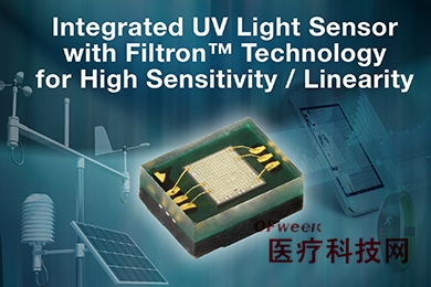 Vishay introduces new integrated UV sensor