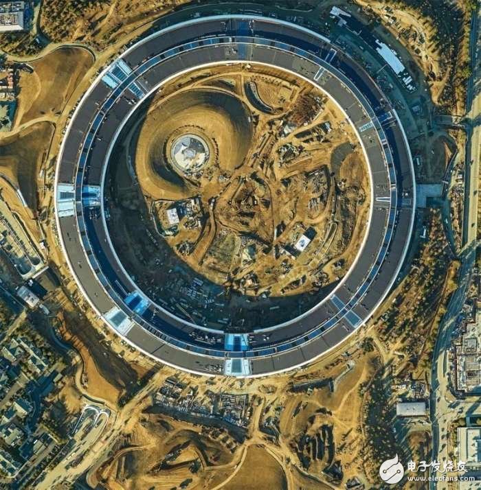 Aerial photography of Apple's new spaceship headquarters: drones flew hundreds of times