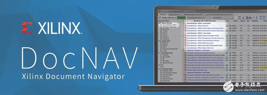 Use of Xilinx DocNav Tools (Document Query Tool)