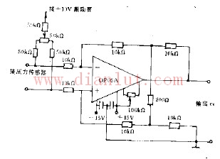 Simple pressure sensor amplifier circuit