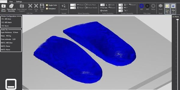 3D printing corrective insoles at home is no longer difficult