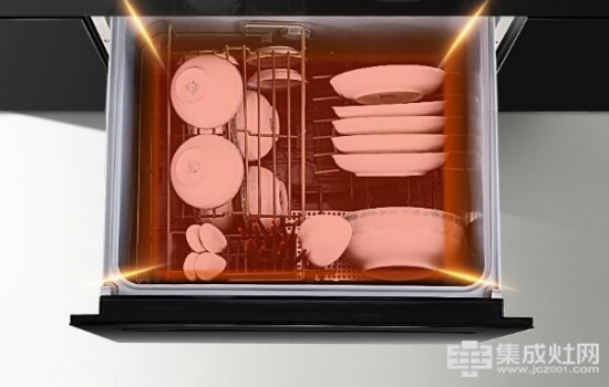 Dishwasher integrated stove