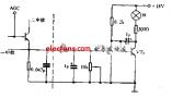 Tuning indicating circuit