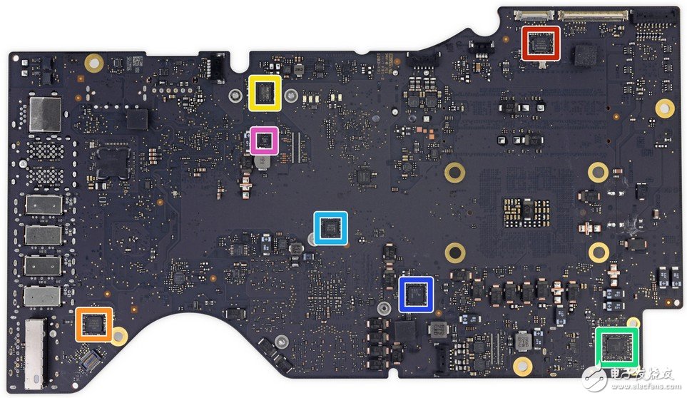 21.5 inch 4K iMac dismantling large exposure, internal chip list!