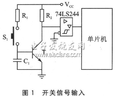 Switch signal input circuit