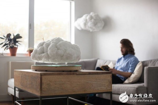 Crealev creates a floating Bluetooth speaker that looks like a cloud to simulate lightning