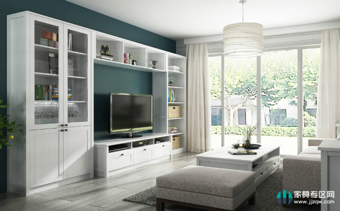 The house also needs a healthy lifestyle, what should the furniture be placed away from? /