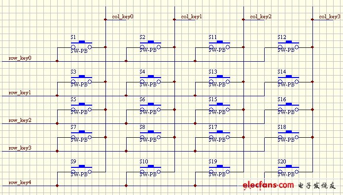 Matrix circuit diagram