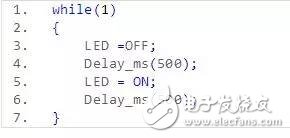 Exquisite single-chip non-blocking delay program design teaching case