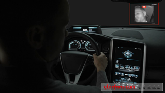 The sensor will issue a warning when it senses that the driver is distracted