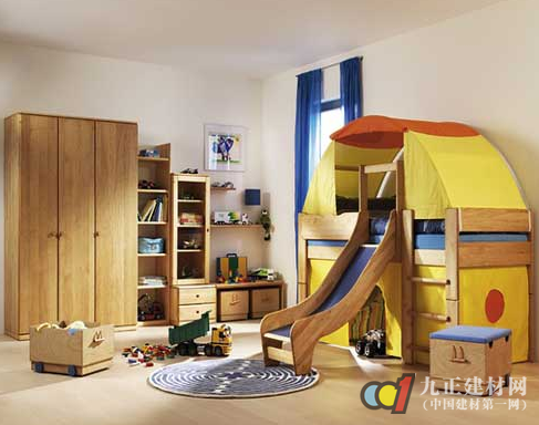 Decoration children's room high and low bed