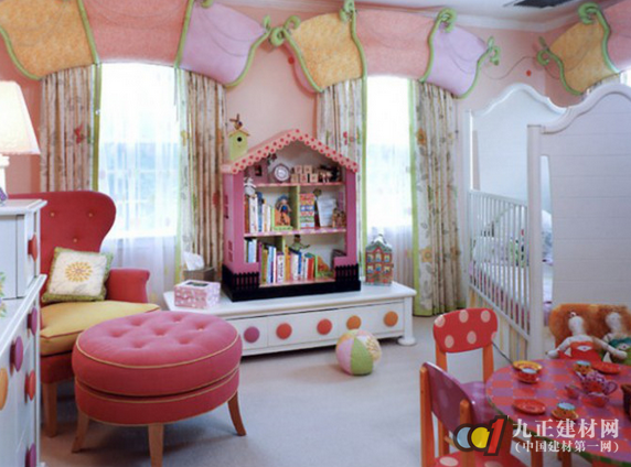 Decoration children's room high and low bed