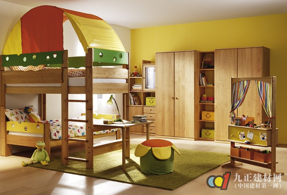 Decoration children's room high and low bed