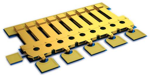 Figure 1: Close-up of a MEMS Cantilever Switch Beam