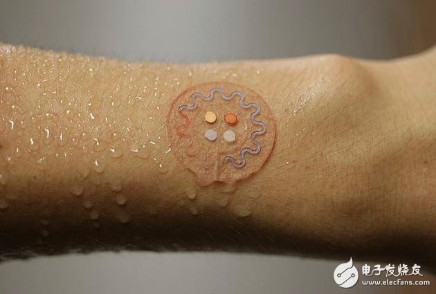 When you are sweating, this skin patch can read your sweat and monitor health information.
