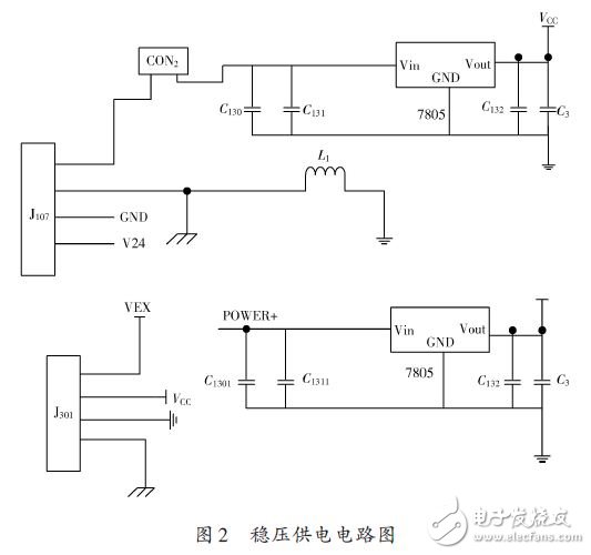 Regulated power supply circuit diagram