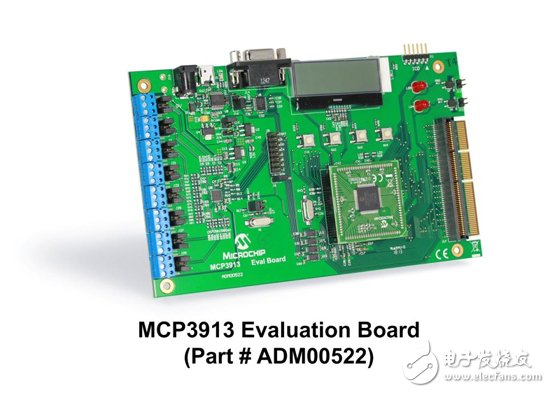 MCP3913 evaluation board diagram