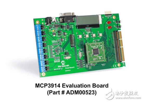 MCP3914 evaluation board diagram