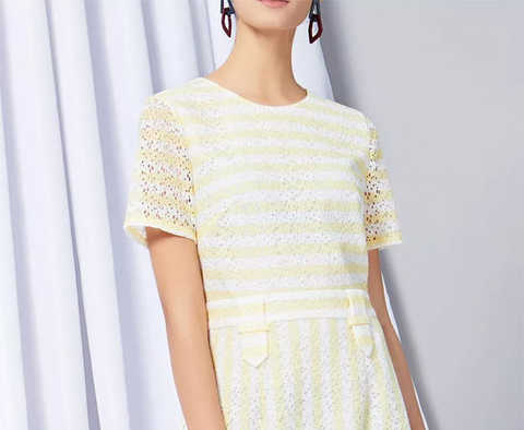 On the east, fashion laces decorate the most elegant and feminine
