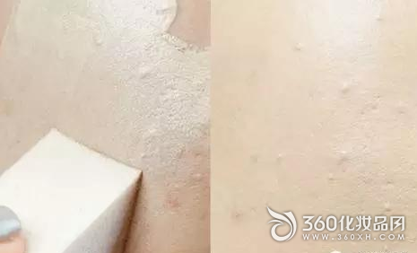 What is the best solution for liquid foundation? -Puff