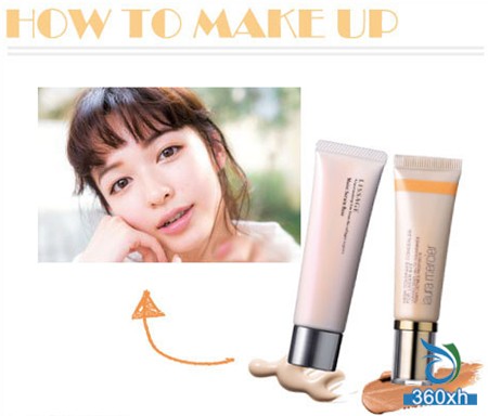 Simple three steps to create a warm Japanese makeup 1