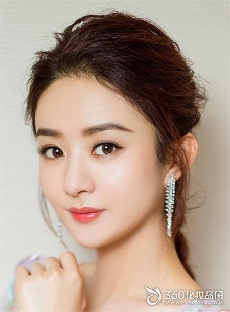 Zhao Liying girl makeup eyeliner