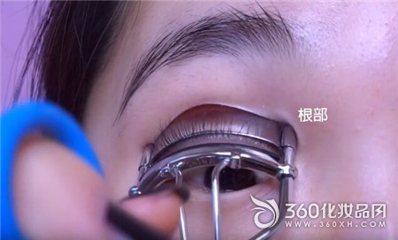 Eyelash curling eyelash eye makeup