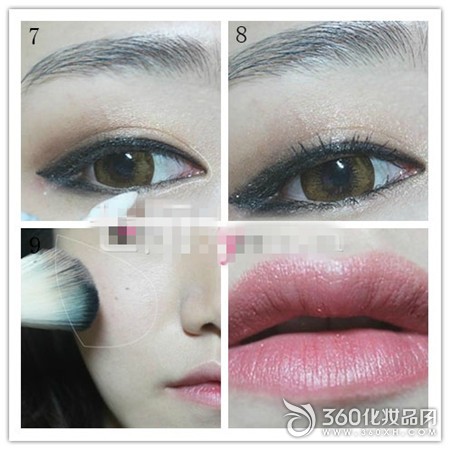 Yang Ying big eye makeup gold brown big eye makeup Angelababy eye makeup 2