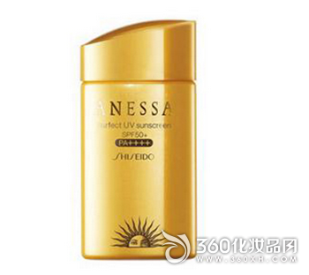 Shiseido Anjesha Gold Rhinestone Sunscreen Lotion