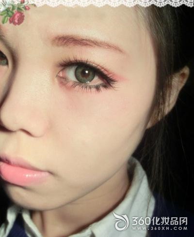 Japanese big eye makeup big eye makeup painting pink eye makeup