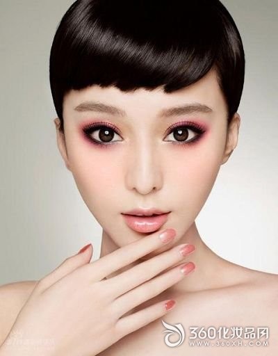 Powder makeup makeup steps pink eyeshadow pink blush how to paint makeup