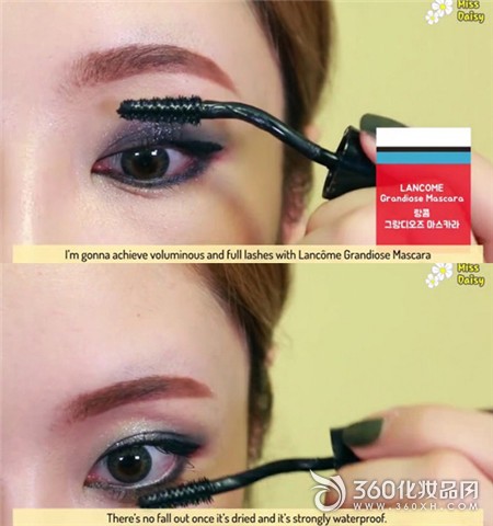 Blue and black smoked Korean small smoked smoked makeup painting European and American eye makeup 10