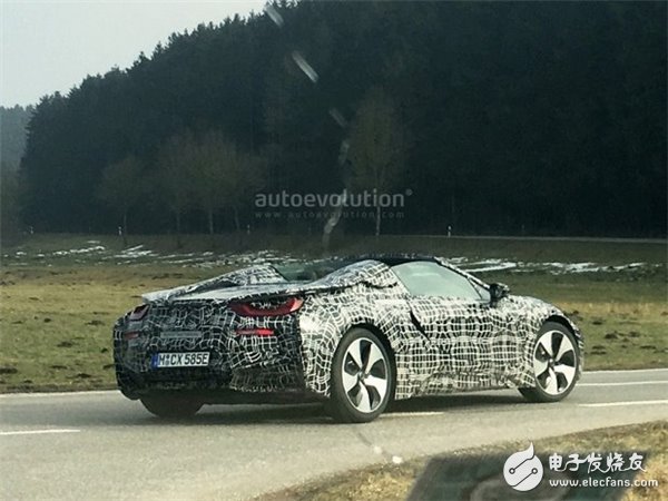 This new energy car is a bit handsome: BMW i8 Spyder road test spy photos exposure