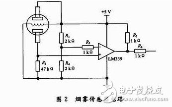 Smoke sensor circuit