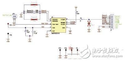 Programmable temperature switch type analog temperature sensor based on LM57