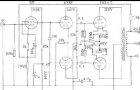 2A3A tube push-pull power amplifier circuit diagram