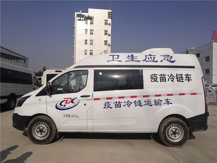 Cold chain vaccine truck_Disease control vaccine delivery truck_Jiangling New Transit V362_How much is a vaccine truck