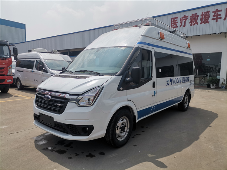 Environmental emergency inspection vehicle price _ food sampling vehicle _ Ford V348 food inspection vehicle _ fine workmanship _ price full vehicle direct sales
