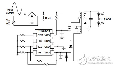 7W single-stage PFC LED lighting design with TRIAC brightness adjustment