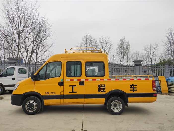 Railway maintenance engineering vehicle_9-seater electric emergency vehicle_iveco 9-seater with bucket