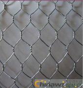 How does the gabion net prevent reservoir collapse?