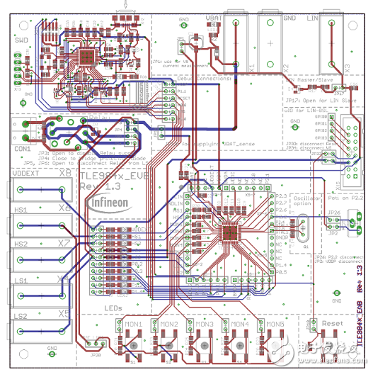 TLE9842-2QX main features _PCB design